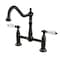 Kingston Brass KS1175WLL Wilshire Bridge Kitchen Faucet, Oil Rubbed Bronze KS1175WLL - alternate 1